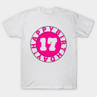 Happy 17th birthday T-Shirt